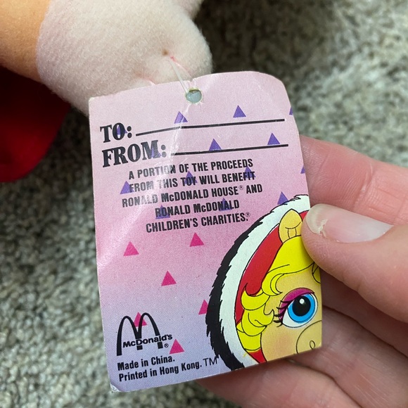 Baby Miss Piggy McDonalds plush vintage - Picture 7 of 7